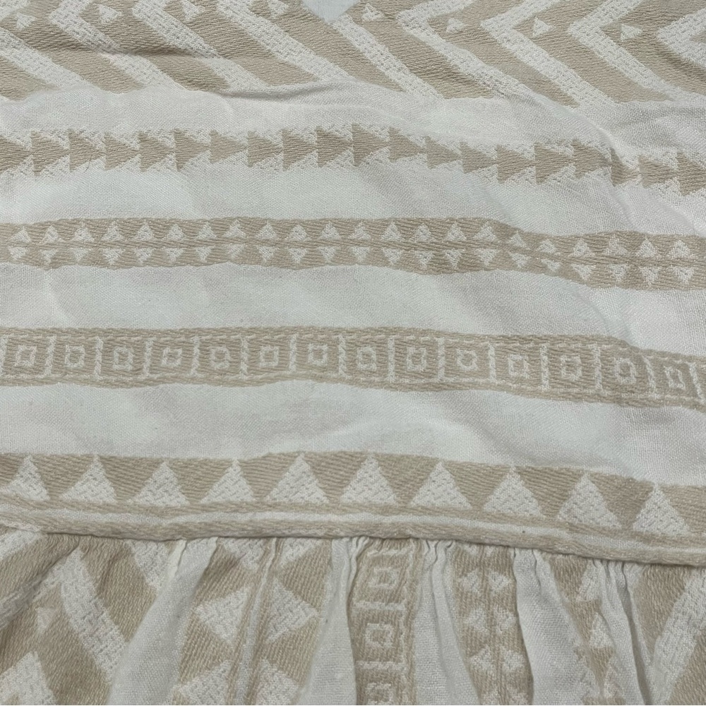 Old Navy Dress Aztec Mini Swing Smocked Pockets Cotton‎ Blend Minimalist 3X - Picture 8 of 9